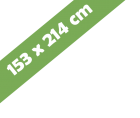 Rechteckige Trampolin Adeckplane pro 153 x 214 cm