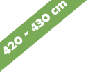 Trampolin Abdeckplane Flat To The Ground 427 cm Black