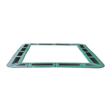 Rechteckige Trampoline Randabdeckung Capital Play 335x244 cm Grün