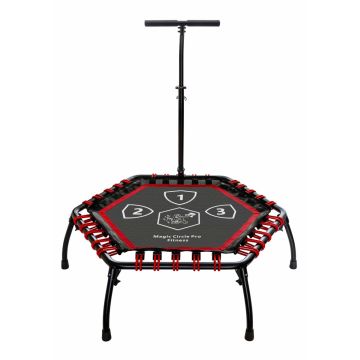 Fitness Trampolin Magic Circle Pro Hexagon 100 cm Rot