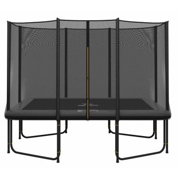 Rechteckige trampolin Magic Circle Pro Grau 214 x 305 cm mit sicherheitsnetz
