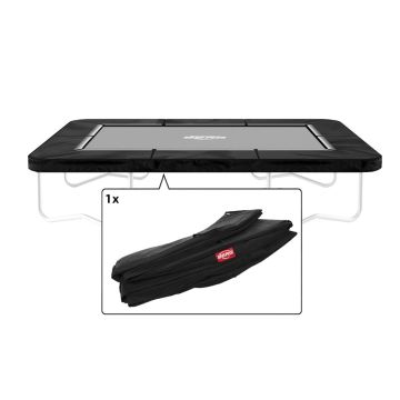 Rechteckige Trampoline Randabdeckung Berg Favorit Ultim 280x190 cm Schwarz