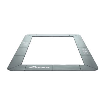 Rechteckige Trampoline Randabdeckung Flat to the Ground Akrobat Primus 430x305 cm Anthrazit