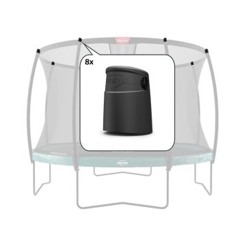 Trampolin Abdeckkappe für Sicherheitsnetz BERG deluxe (8x)