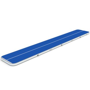 Airtrack 12spring 1200x200x20 cm Plus Blauw/wit
