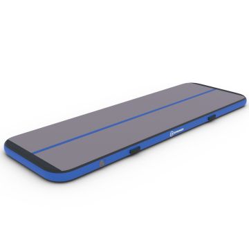 Airtrack 12spring 300x100x10 cm Standard Blau/Grau