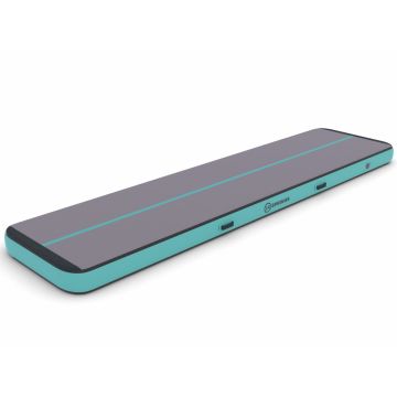 Airtrack 12spring 300x100x20 cm Plus Mintgroen/grijs