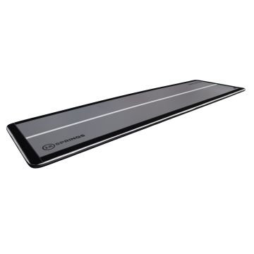 Airtrack 12spring 600x150x5 cm Slim Schwarz/Grau