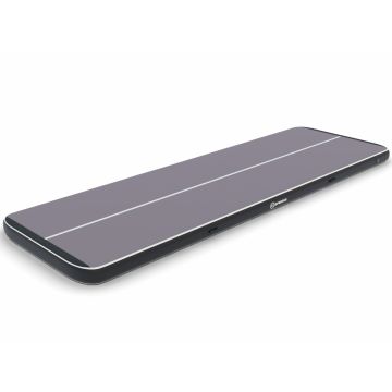 Airtrack 12spring 800x200x20 cm Plus Schwarz/Grau