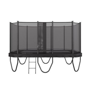 Rechteckige trampolin Akrobat Primus Challenger Plus 430x305 cm mit Sicherheitsnetz