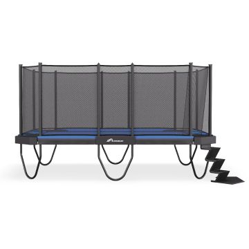 Akrobat XCITYX Rechthoekige Trampoline 520x365 cm met veiligheidsnet