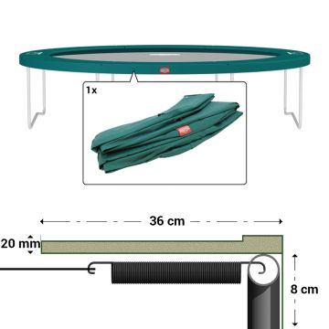 Trampoline Rand Favorit Berg 380 cm