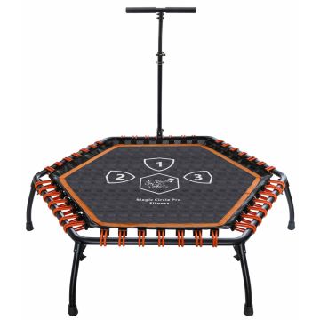 Fitness Trampolin Magic Circle Pro Hexagon 125 cm Orange