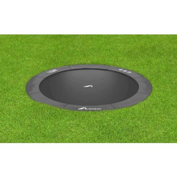 Flat to the ground Trampolin Akrobat Primus Anthrazit 430 cm