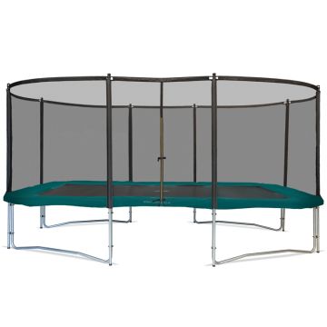Magic Jump Pro rechthoekige trampoline 525x305 met veiligheidsnet