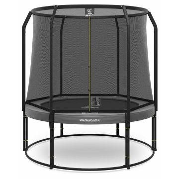 Magic Circle Pro Grau Trampoline 251 cm mit sicherheitsnetz