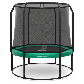 Magic Circle Pro Trampoline 251 cm Grün mit sicherheitsnetz