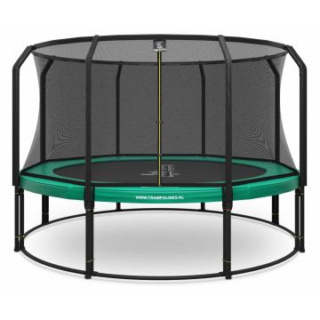 Magic Circle Pro Trampoline 427 cm Grün mit sicherheitsnetz