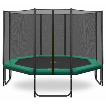 Magic Circle Pro Trampolin 480 Grün mit Sicherheitsnetz