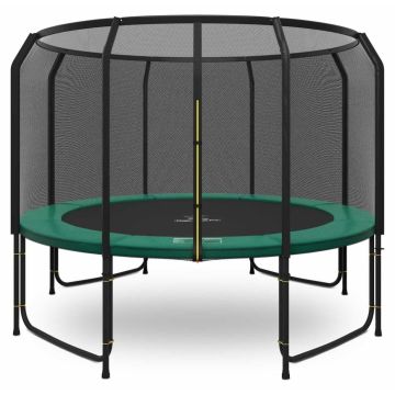 Magic Jump Fiber trampoline 366 cm Groen met veiligheidsnet