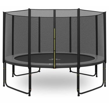 Magic Jump Grey Trampoline 427 cm met veiligheidsnet