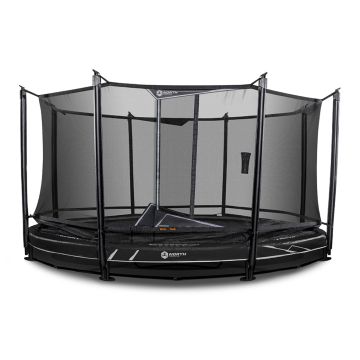 Bodentrampolin North Legend 360 cm mit sicherheitsnetz