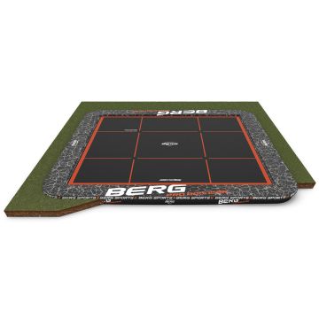 Berg Ultim Pro Bouncer Quadratische Flatground Trampolin 500x500 cm