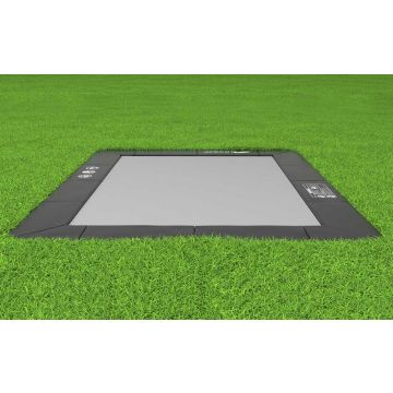 Flat to the ground Trampolin Rechteckig Primus Black 430 x 300 cm