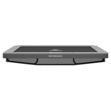 Rechthoekige Ingraaf Trampoline Magic Circle Pro Grey 244 x 366 cm