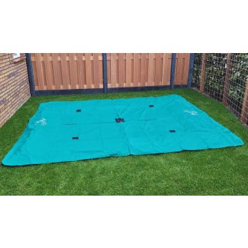 Trampolin Abdeckplane Flat To The Ground Rechteckig 214x305 cm Grün