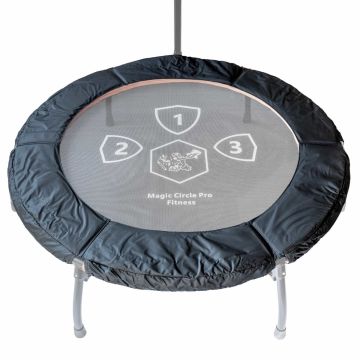 Trampolin Randabdeckung Fitness Magic Circle Pro Schwarz 125 cm Rund