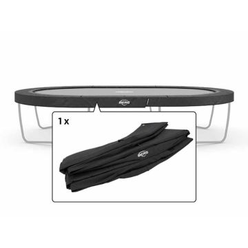 Trampolin Randabdeckung oval Berg Champion Grand 470x310 cm Grau