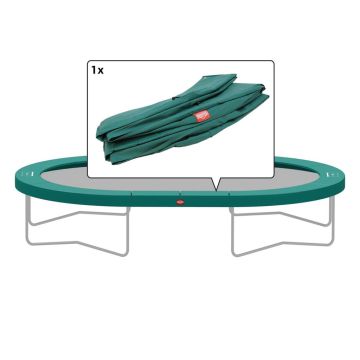 Trampolin Randabdeckung oval Berg Champion Grand 470x310 cm Grün
