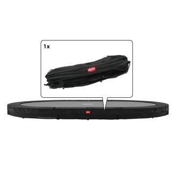 Trampolin Randabdeckung oval Berg Favorit Grand inground 520x345 cm Schwarz