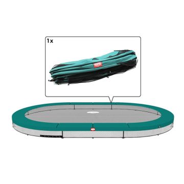 Trampolin Randabdeckung oval Berg Favorit Grand inground 520x345 cm Grün