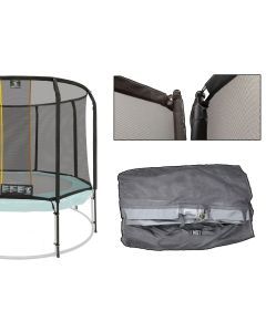 Los veiligheidsnet fiber inside voor trampoline 251 cm met sluis (zonder palen)