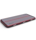 Airtrack 12spring 300x150x15 cm Comfort Zwart/Rood Tantum