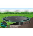 Flat to the ground Trampolin Capital Play 366 Grün