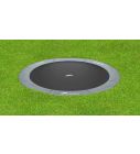 Flat to the ground Trampoline Akrobat Orbit 244 cm Antraciet