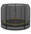 Bodentrampolin Magic Circle Pro Black 251 cm mit Sicherheitsnetz