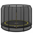 Bodentrampolin Magic Circle Pro Black 305 cm mit Sicherheitsnetz