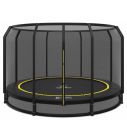 Bodentrampolin Magic Circle Pro Black 410 cm mit Sicherheitsnetz