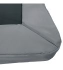 Rechteckige Trampoline Randabdeckung Grau Magic Circle Pro 214 x 305 cm