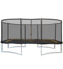 Magic Jump Pro Black rechthoekige trampoline 525x305 met veiligheidsnet