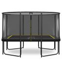 Magic Circle Pro Black Fiber Rechteckige Trampolin 244 x 366 cm mit sicherheitsnetz