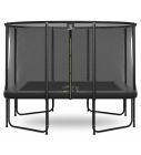Magic Circle Pro Grau Fiber Rechteckige Trampolin 214 x 305 cm mit sicherheitsnetz