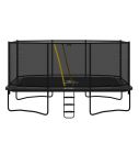 Rechteckige trampolin Magic Circle Pro Grau 525 x 305 cm mit sicherheitsnetz