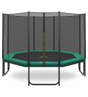Magic Circle Pro Trampolin 480 Grün mit Sicherheitsnetz