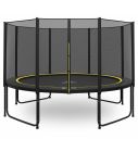 Magic Jump Black Trampoline 427 cm met veiligheidsnet