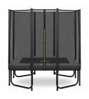 Rechteckige Trampolin Magic Jump 153 x 214 cm Grau mit Sicherheitsnetz